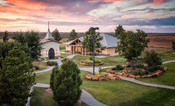 gorgeous treatment center campus at sunset - The Ranch at Dove Tree
