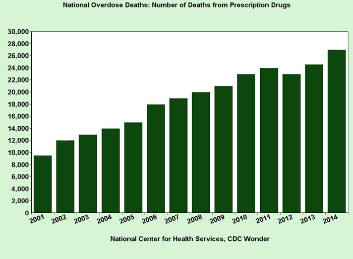 prescription drug abuse bill - bar chart - ranch at dove tree